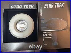 Star Trek Collectible Coins in individual display cases
