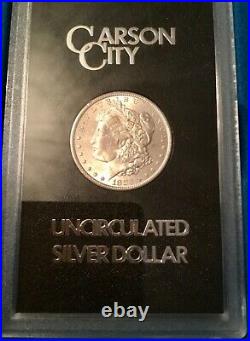 The Carson City Silver Dollar 1972 Release Uncirculated Mint Condition 1883 Coin