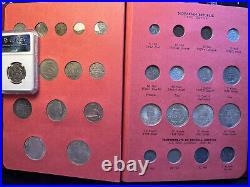 The Continental Line Album Czechoslovakia Type Coins Complete Full Silver