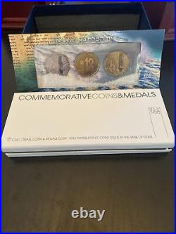 The Dead Sea Bank Of Israel Coin. Proof Finish 2011 Silver. Collector's Set