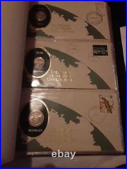 The Nations of the World Coin Collection 65 Panels/Coins 2 Volumes