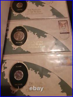 The Nations of the World Coin Collection 65 Panels/Coins 2 Volumes
