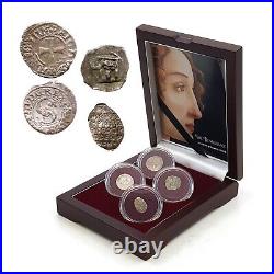 The Renaissance 4 Silver Medieval Coins Venice, Poland, Russia 1450 1650