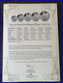 The World First Silver Sovereign Five Coin Set 2019