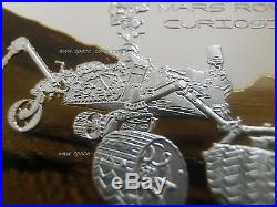 Togo 2014, Mars Meteorite, Mars Rover Curiosity, ONLY 300! Silver, 1000 Francs