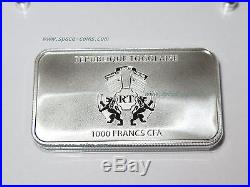 Togo 2014, Mars Meteorite, Mars Rover Curiosity, ONLY 300! Silver, 1000 Francs