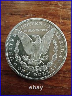 U. S. 1880-S Morgan Dollar, Prooflike, Uncirculated, Superb Silver Gem