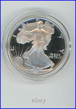 U. S. 1991-s American Eagle, Lady Liberty 1 Dollar silver Proof, in case with COA