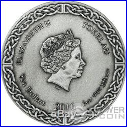 VALKYRIE Legends of Asgard Max Relief 3 Oz Silver Coin 10$ Tokelau 2016