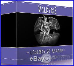 VALKYRIE Legends of Asgard Max Relief 3 Oz Silver Coin 10$ Tokelau 2016