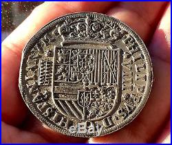 ¡¡ VERY RARE! 8 REALES OF PHILIP II. MINT SEGOVIA (Spain) YEAR 1586. KEY DATE