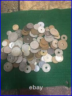 World Coin Collection Of 333 Coins In Different Metals Mostly Unsearched