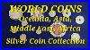 World Coins Part 1 Silver Collection Oceania Asia Middle East Africa