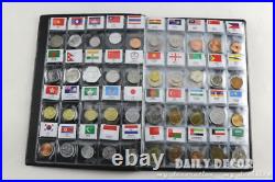 World Genuine Coin Collection Album from 120 Country China Asia UK Europe Coins
