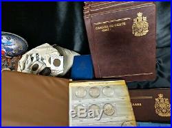World Lifetime Coin Collection Lot 167 Pounds Silver Sets And More LOOK