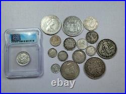 World Silver Coin Variety Lot Original Nice XF-MS World Silver Mix Cool (SZ318)