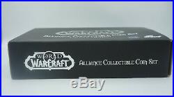 World of Warcraft Alliance Collect Coin Set Gold Silver Copper Plated Very Rare