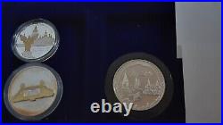 World of wonders monument silver 22 coins(only 1 cu-ni, some lightly toned)+bonus
