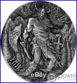 YMIR Legends of Asgard Max Relief 3 Oz Silver Coin 10$ Tokelau 2017